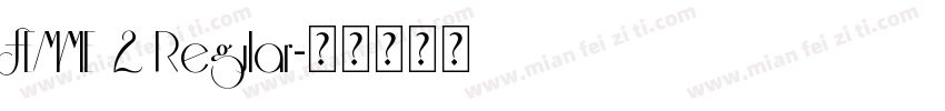 FEMME 2 Regular字体转换